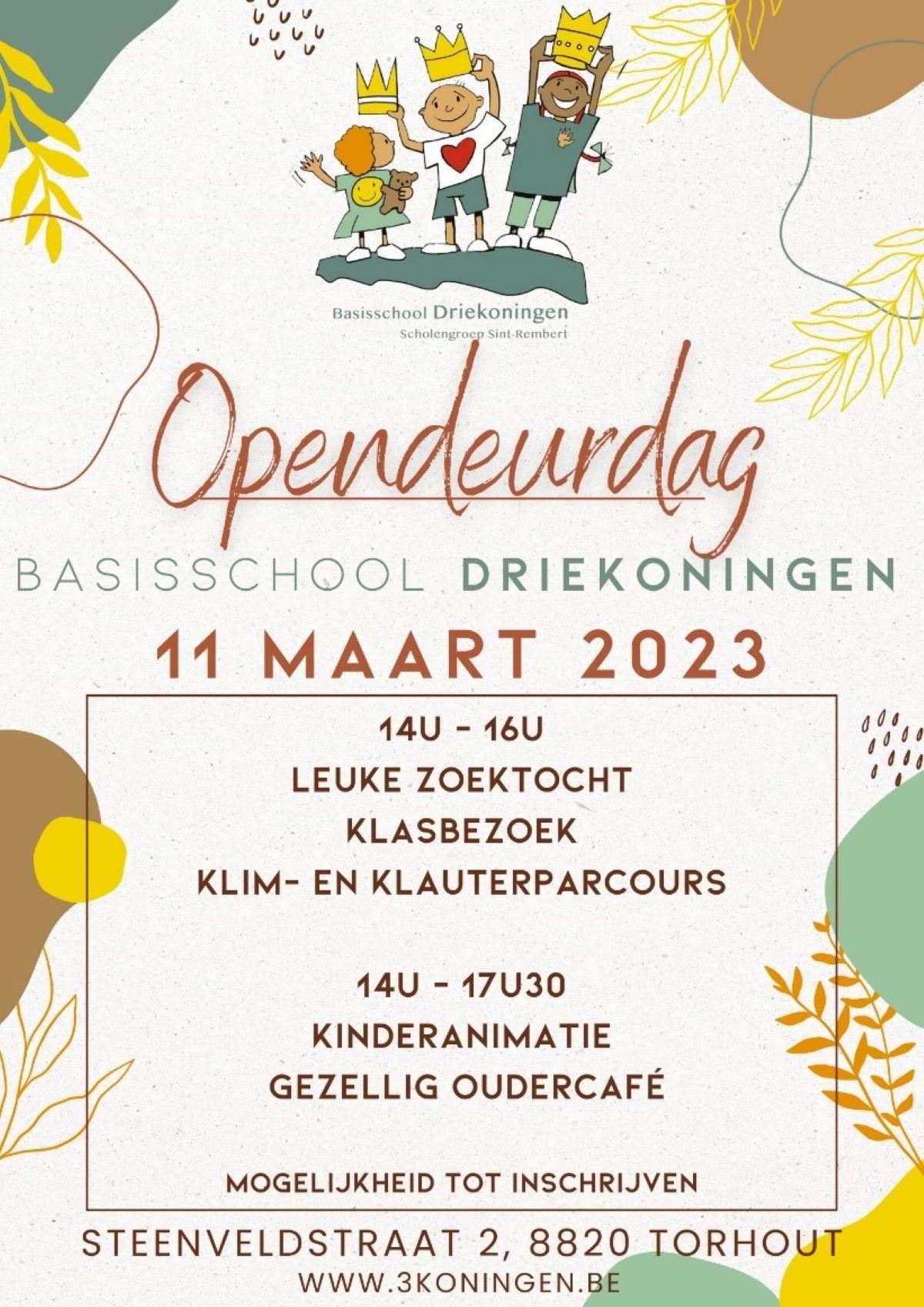 Opendeurnamiddag 11 maart